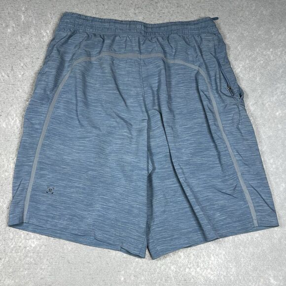 Lululemon Shorts Men’s Medium M Blue Pace Breaker Lined Running Workout Training - Picture 1 of 11